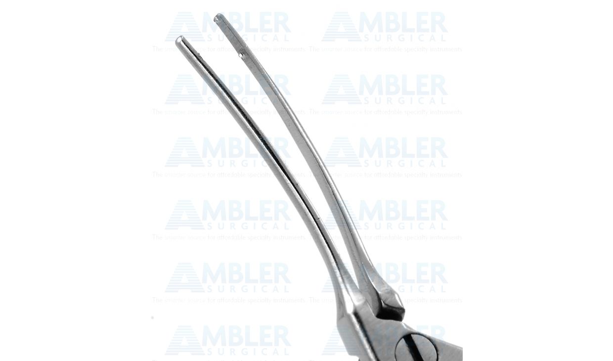 Mackool Lens Capsule Retractor, 1.0 Mm Hook Suspended 0.5 Mm From End Of Tip, 45 Degrees Angled Shaft, 4 3/4" (12.0 Cm)